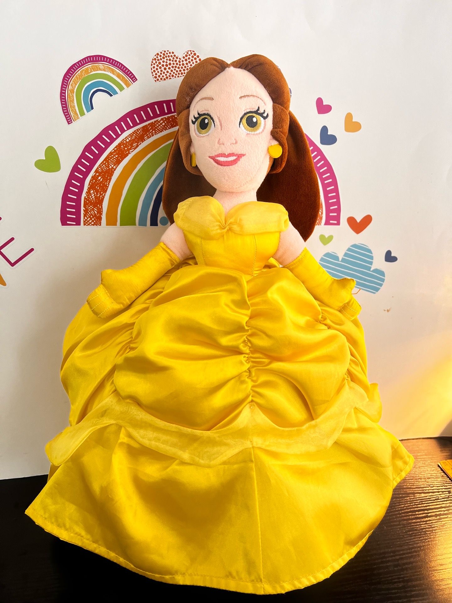 DISNEY BELLE DOLL PILLOW PAL - 20 INCH - DISNEY EXCLUSIVE! GORGEOUS