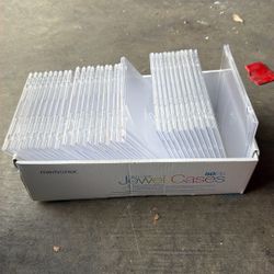 CD CASES CLEAR 