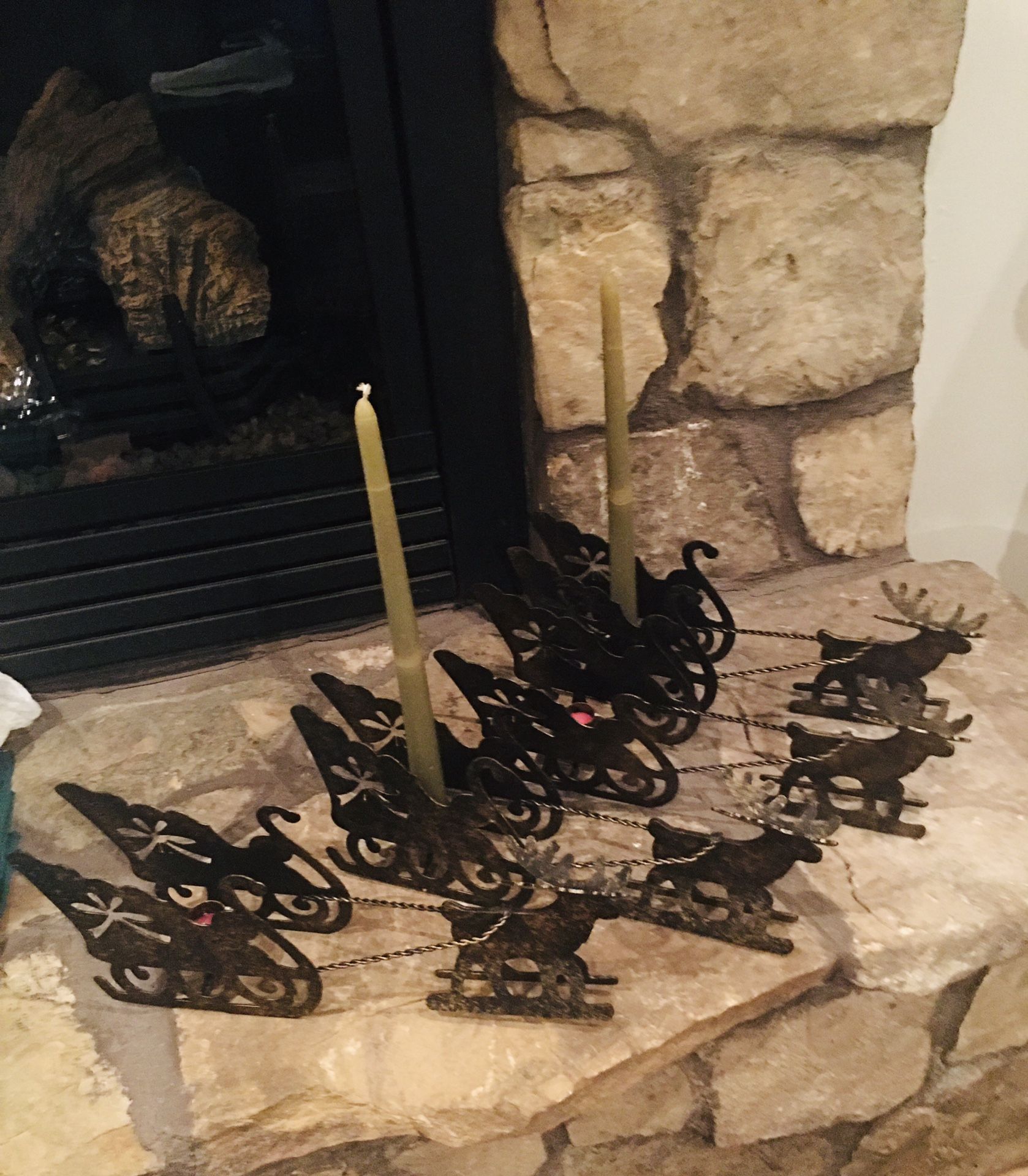 Christmas Holiday Decor Candle Holders