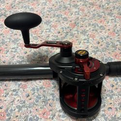 Penn Phathom 60 On A Black Tip Custom Rod