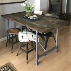 Restoration Hardware Flatiron Reclaimed Elm Table