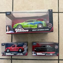 Jada Fast & Furious Die-Cast Car Set of 3