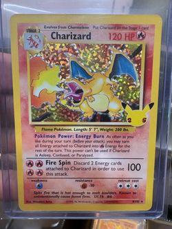 Pokémon Celebrations Charizard 4/102 Classic Collection Holo Pokemon Card for Sale