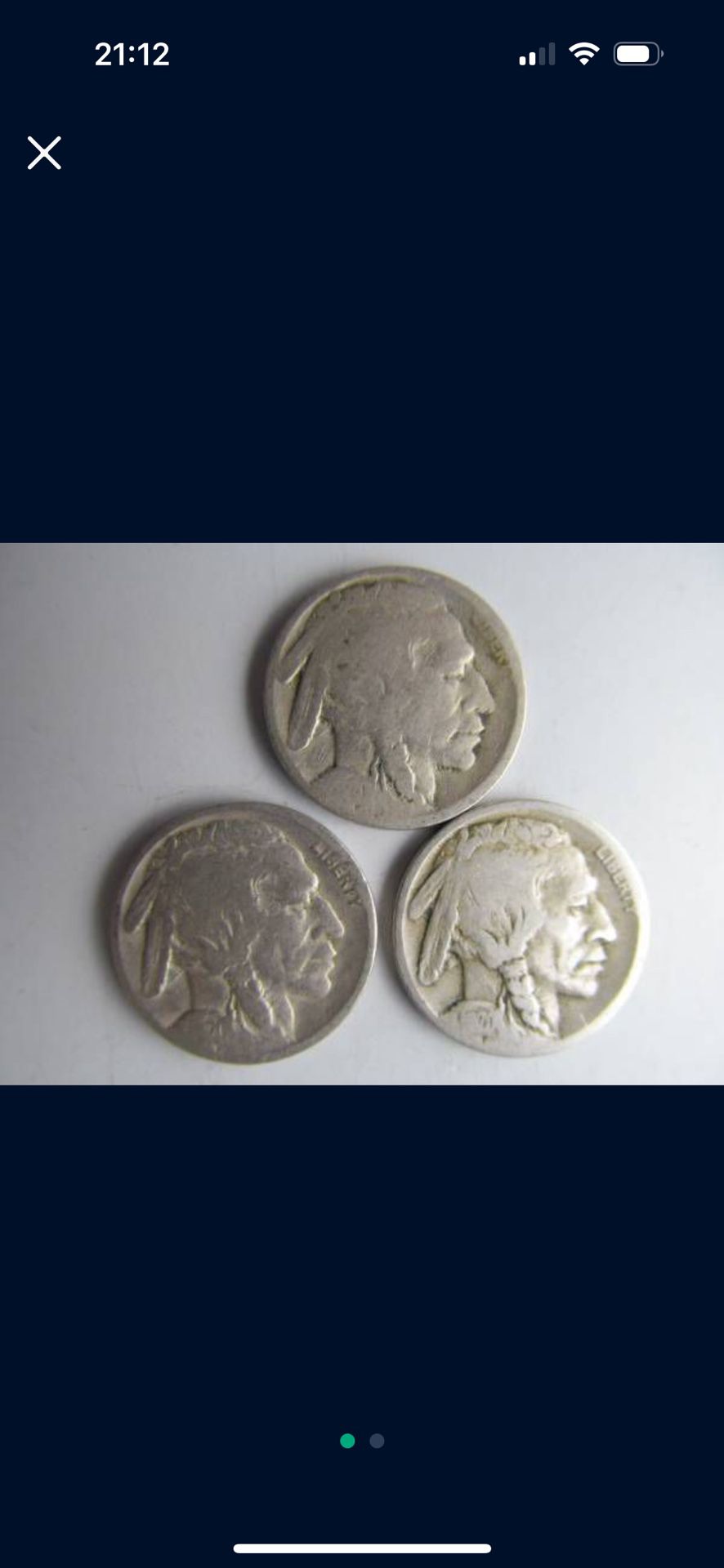 Set of all Three 1920 Buffalo Nickels -- INCLUDES BIG KEY DATE COINS!