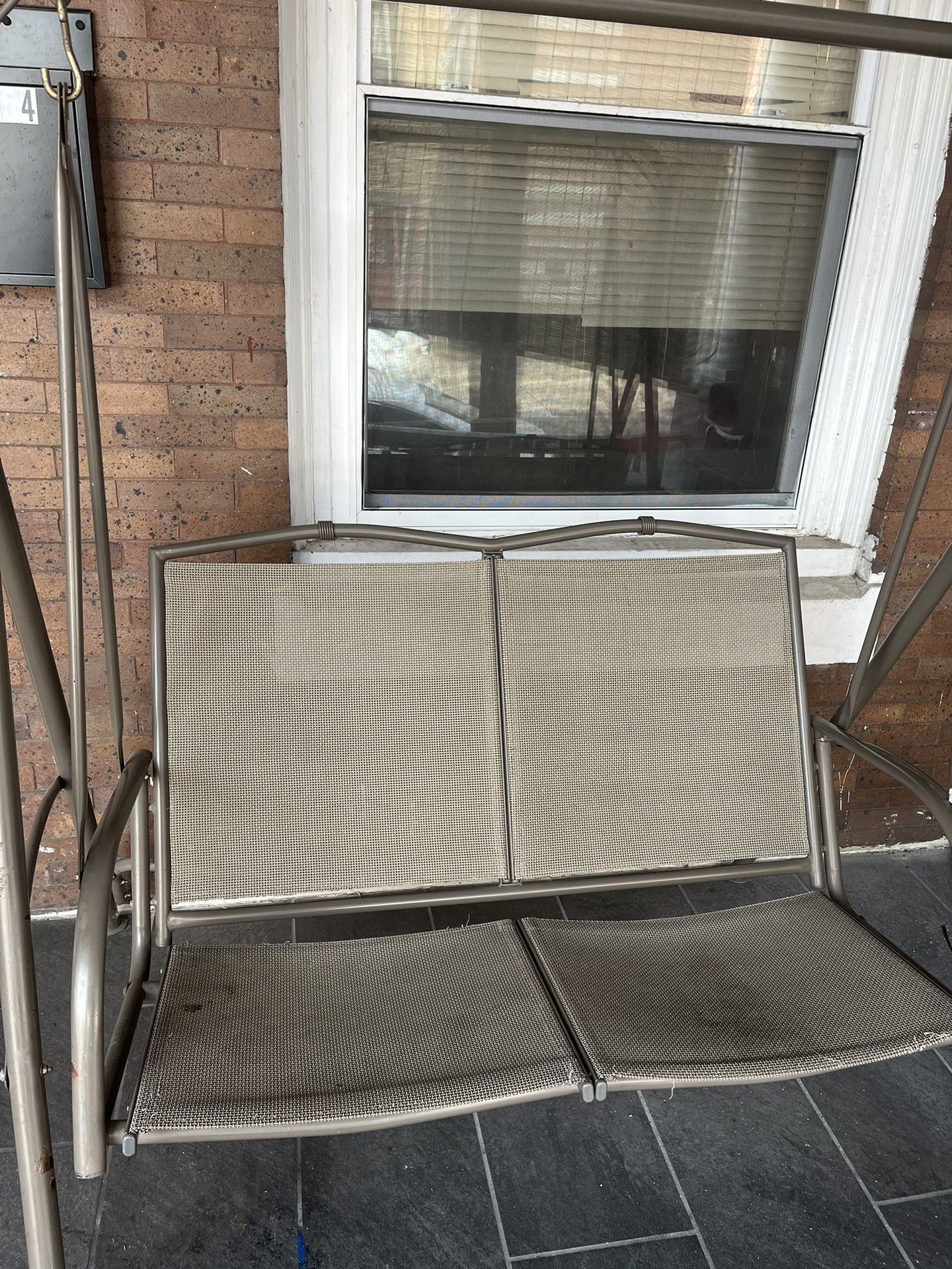 Porch Swing, Table & Chairs, Bench