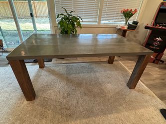 Crate and Barrel Galvin table
