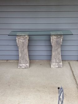Roman/Grecian style sofa table