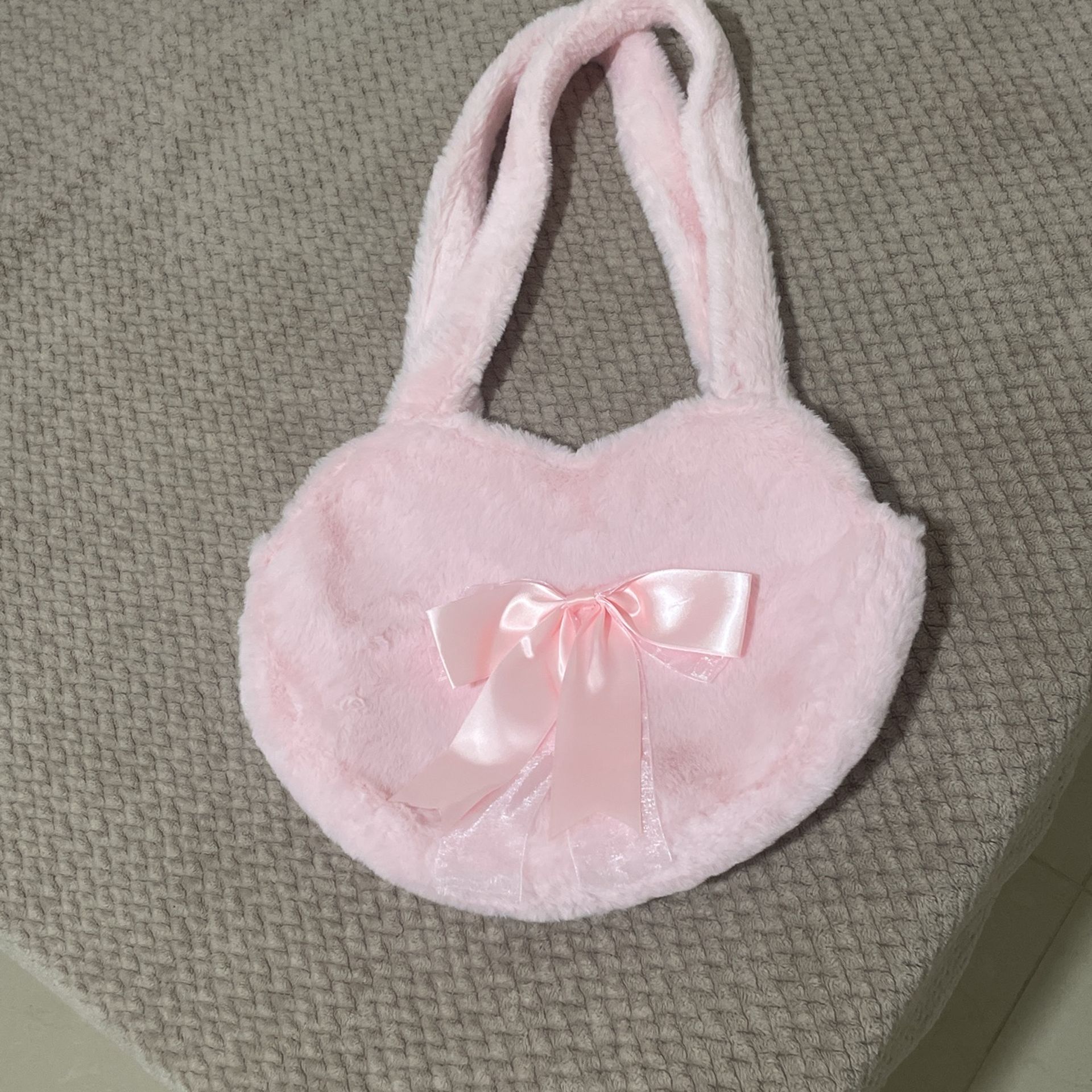 Pink Heart Tote Bag