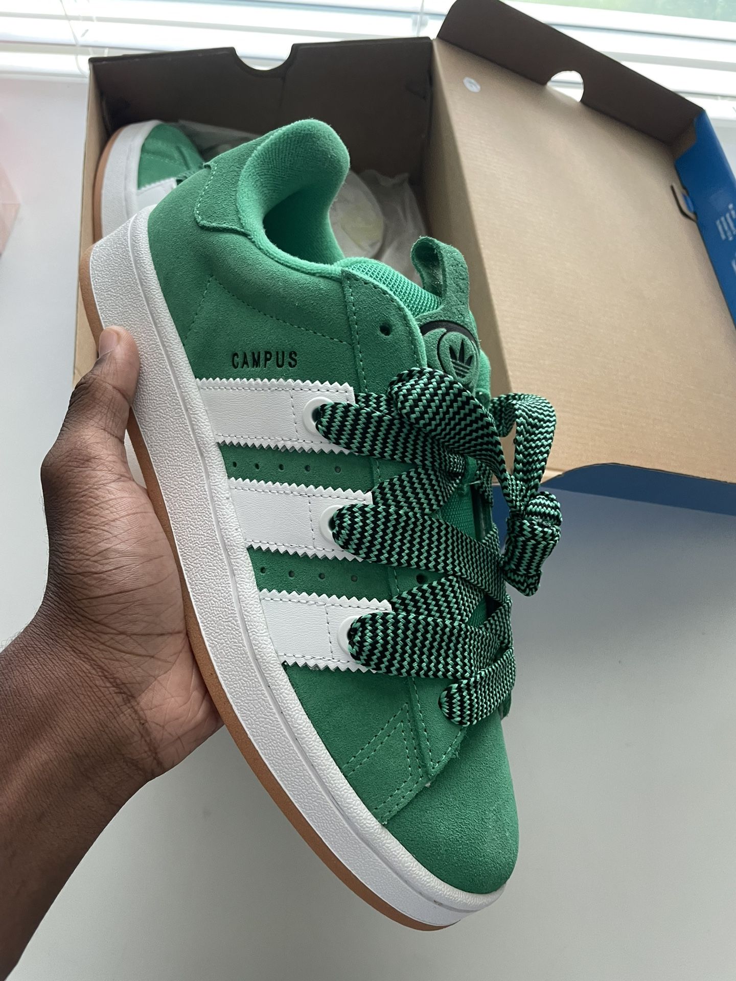 Green Adidas Campuses Women’s