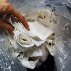 hemp and organic cotton blend knit jersey fabric scraps - FREE
