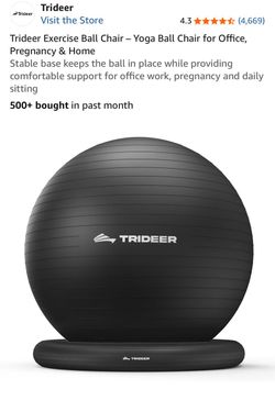 Trident Exercise ball with ring base