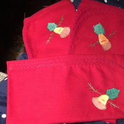 Acorn Appliqued Napkins 