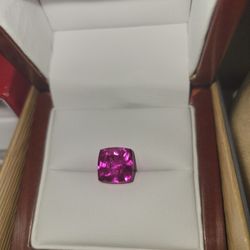 9.47 Ct. Cushion Cut Natural Pink Sapphire 