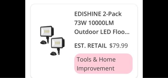 Edishine LED Knuckle Flood Lights