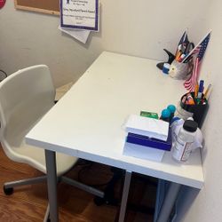 Study Desk With Small Chair 