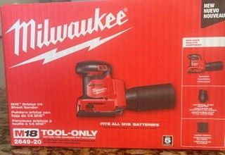 NEW Milwaukee M18 1/4" Sheet Orbital Sander – 2649-20