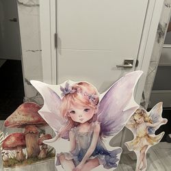 Fairy Cutouts For Fairy Birthday Party 