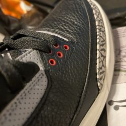 2001 Cenent Retro 3 Jordans Sz 11