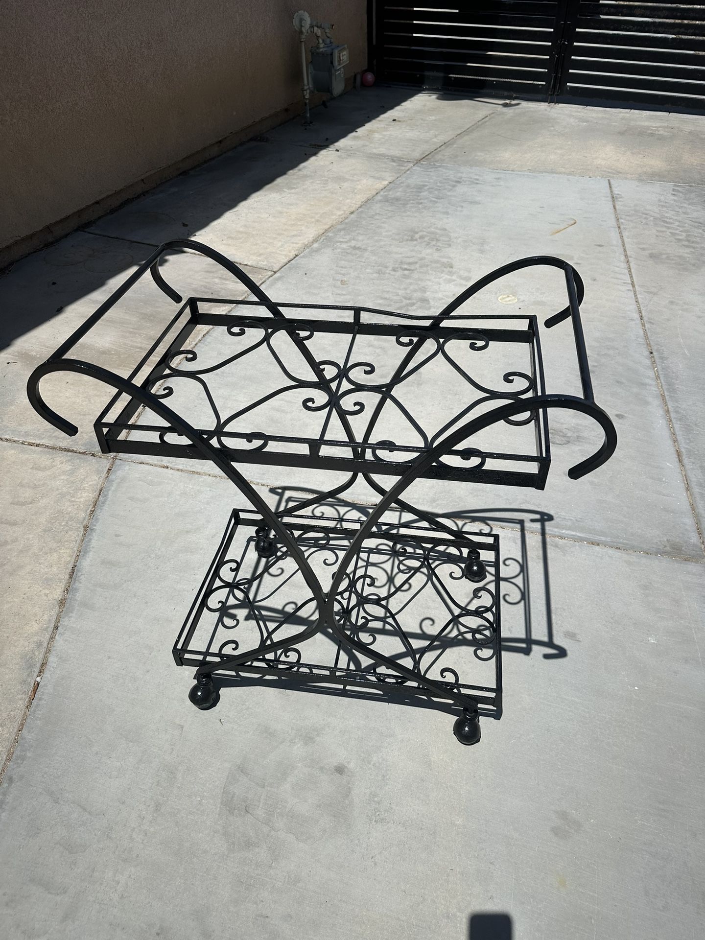 Metal Bar Wine Rack, Bar , Metal Bar With Wheels