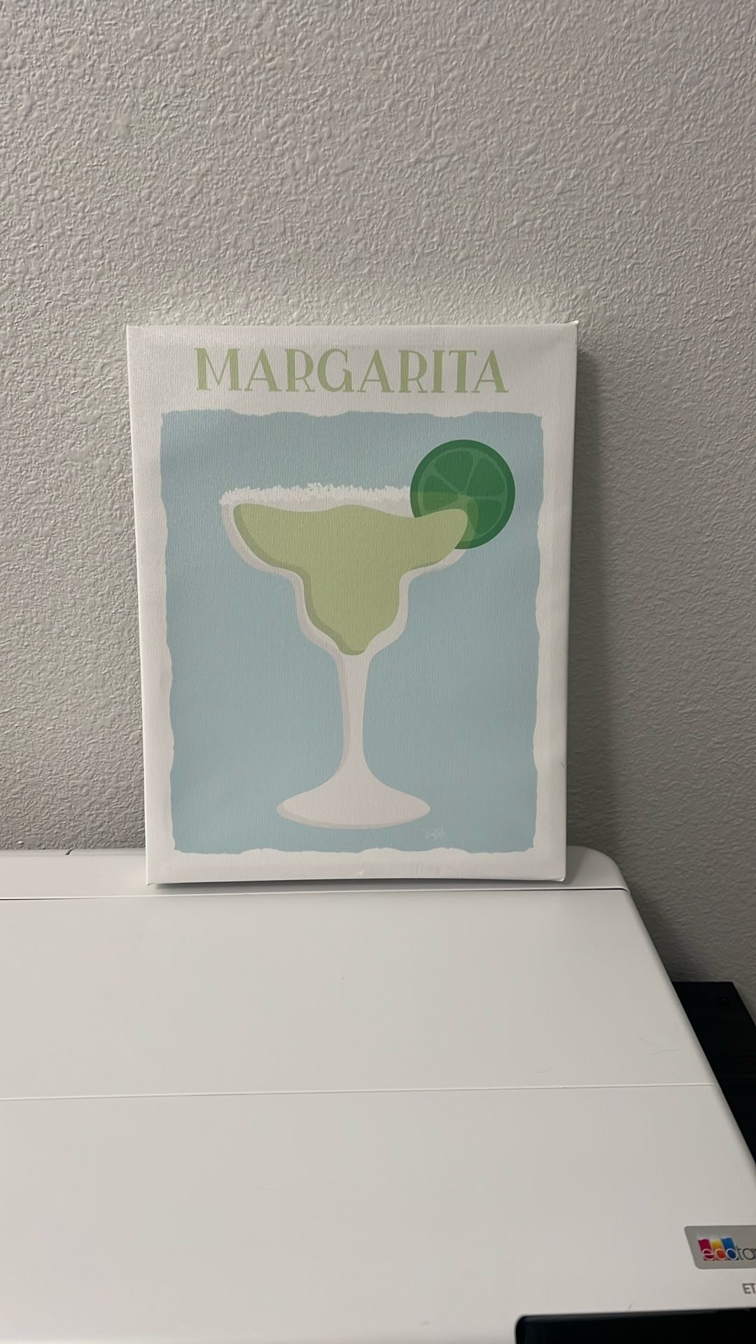 Margarita Canvas Picture Like New