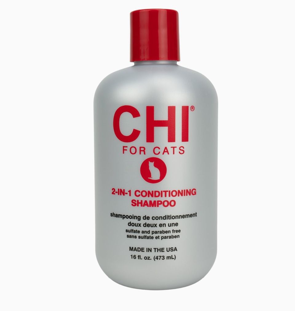 Pets 2 in 1 Shampoo & Conditioner for Cats, 16 oz | with Dry Skin | Sulfate & Paraben free