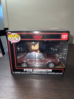 Steve Harrington w/ Car Funko Pop RIDE #150 Stranger Things Season 5 Television Beamer BMW 733i TV