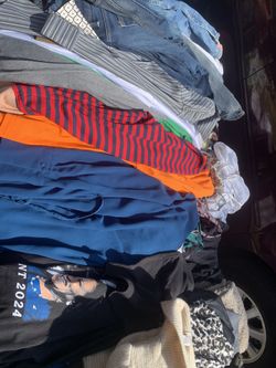 170 Pieces Woman Man Clothing Lot Size Small To Large Women Men