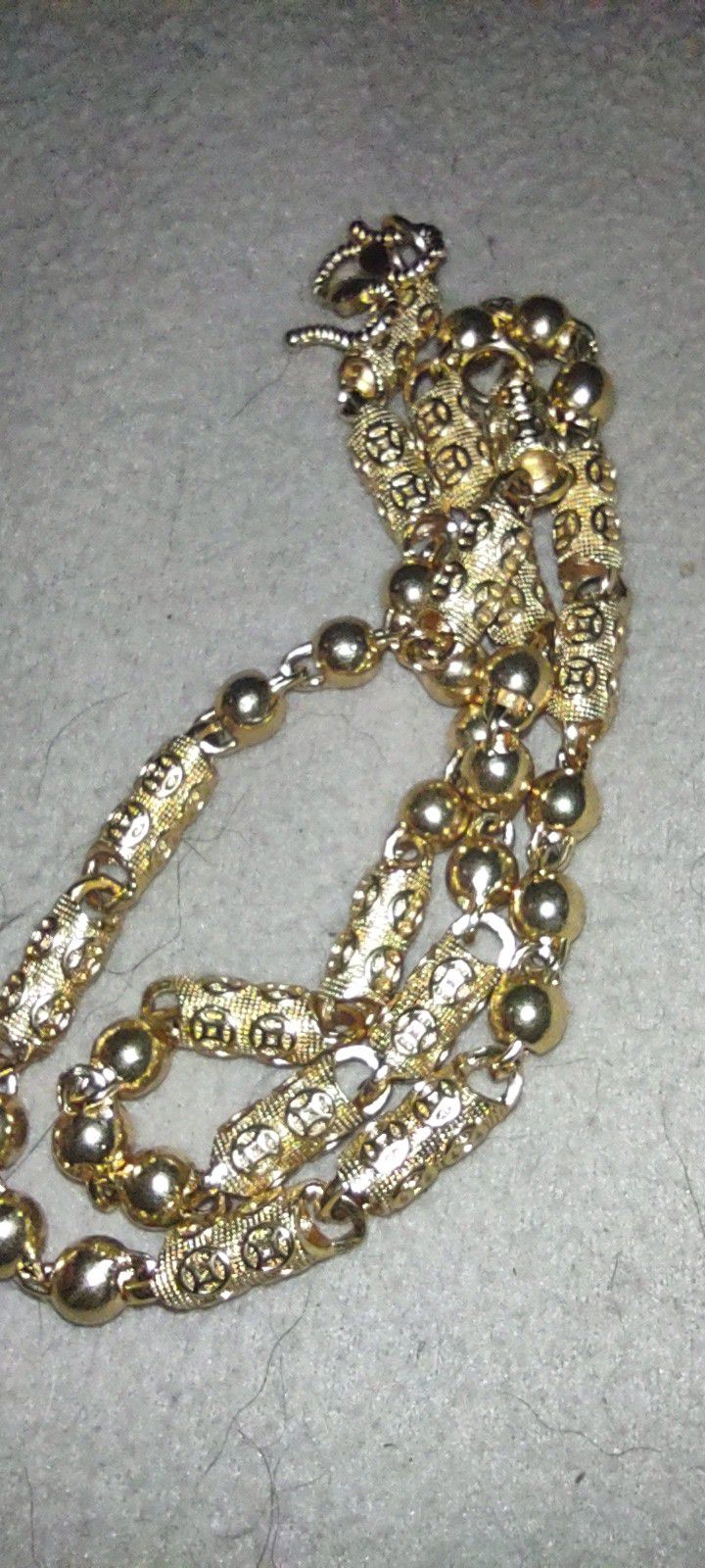 Very Heavy Gold NecklaceFrom Asian 24k Gold Stamped 999