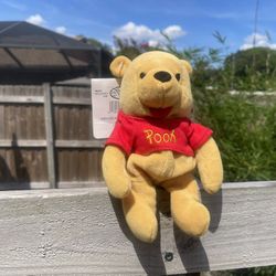 Disney Mini Bean Bag Plush Winnie The Pooh