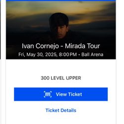 Ivan Cornejo Ticket