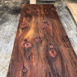 Huge Square Edge Dining table Redwood Slabs!!