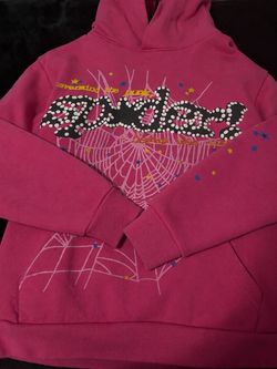 Pink spider Hoodie (S)