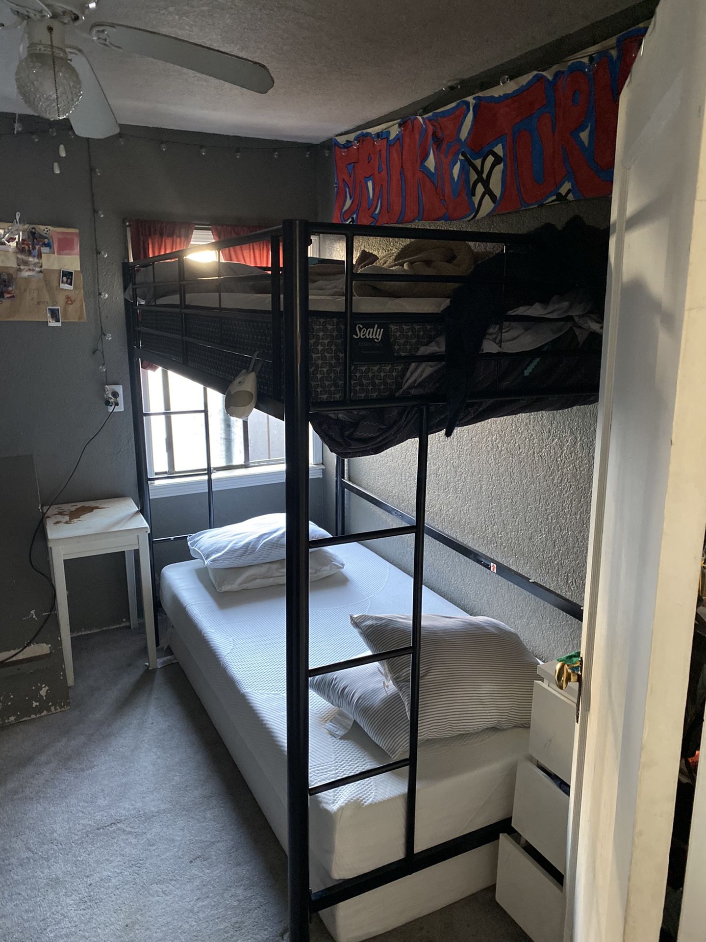 Loft bed frame only