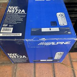 New Old Stock (Alpine) Satellite Linked Navigation (touch Screen Ready). 