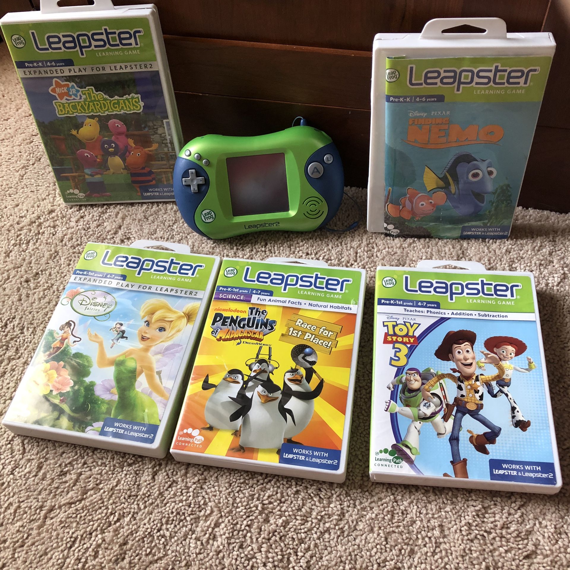 REDUCED Leapster 2 with 5 learning games