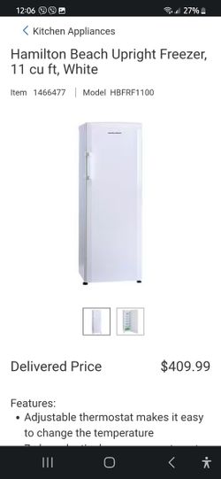 New STAND UP FREEZER