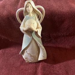 Foundations By Enesco World Comfort Figurine Angel (contact info removed) 