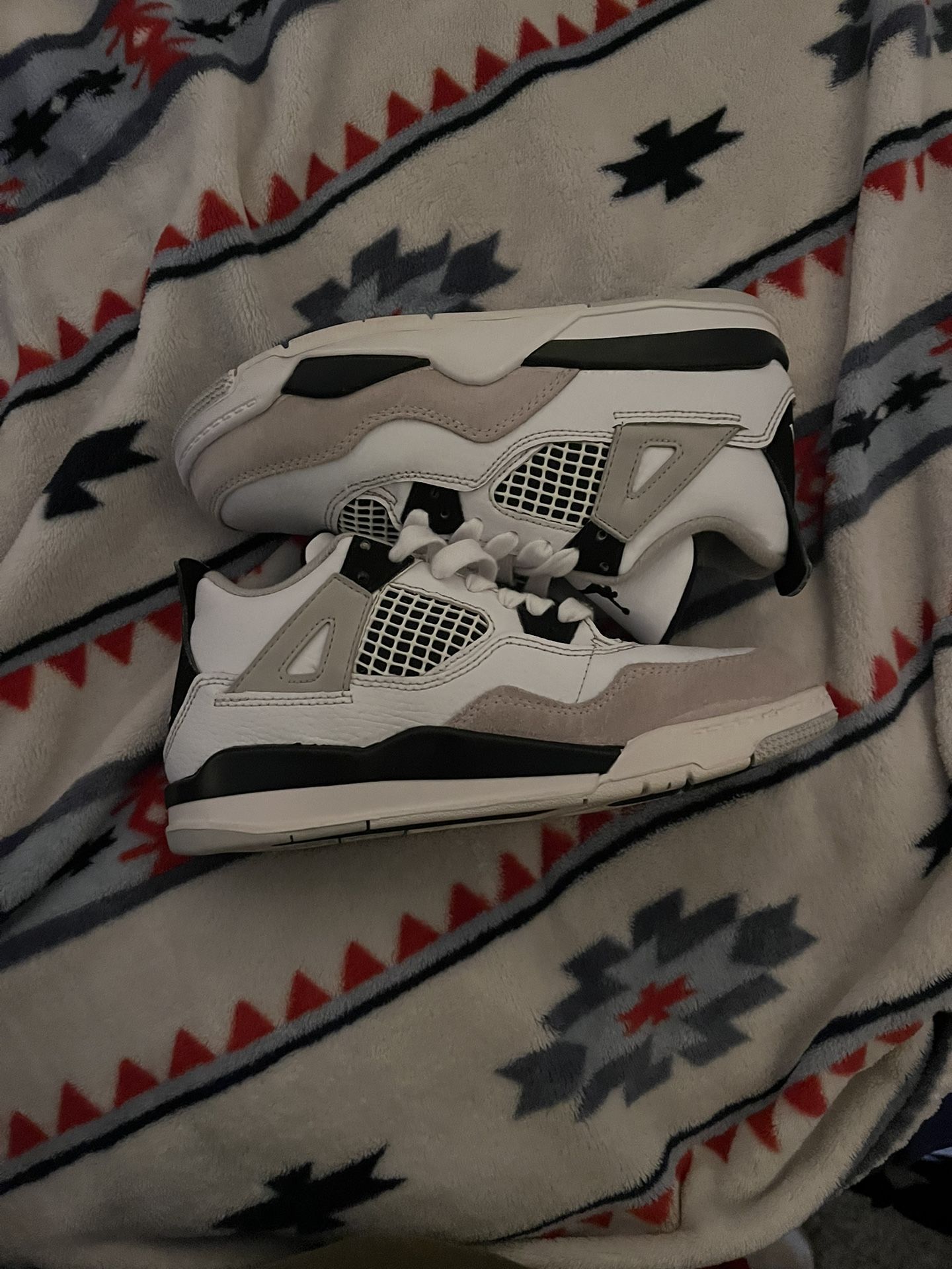 Military Black Jordan 4 Size 2Y