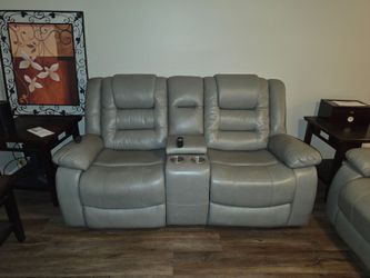 Leather couches