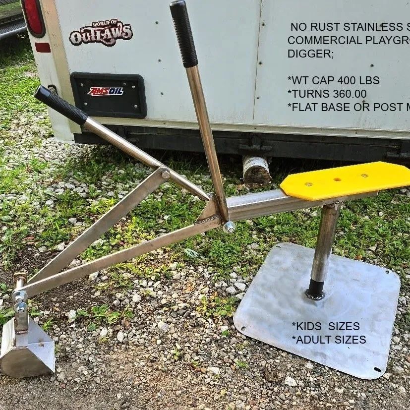 Commercial Playground Sand Diggers.Made No Rust Stainless Steel