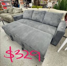 Sofa bed sleeper couch with pullout bed 85x32x33 "