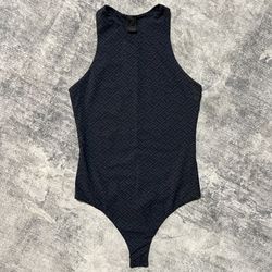 Fendi x Skims High Neck Bodysuit - Black Size S