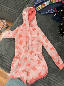 Gils fleece sleeper romper size 10/12