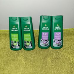 2 Irish Spring Body Wash/ 2 Irish Spring 5in1/20oz
