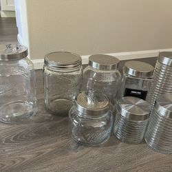 Glass Jars/Containers Kitchen Storage