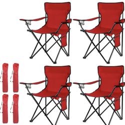 Damei century Portable Camping Chairs 4 (new) (Read ad before messaging)