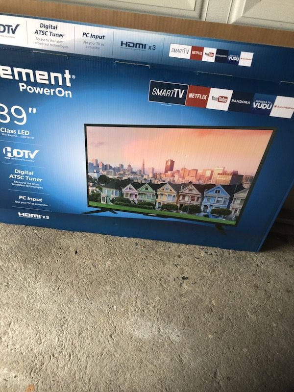 Element smart tv 39” class LED HDTV
