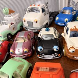 Vtg Chevron Techron toy cars - Lot of 15 Edit To Lower Price I Entered 50$ By Accident
