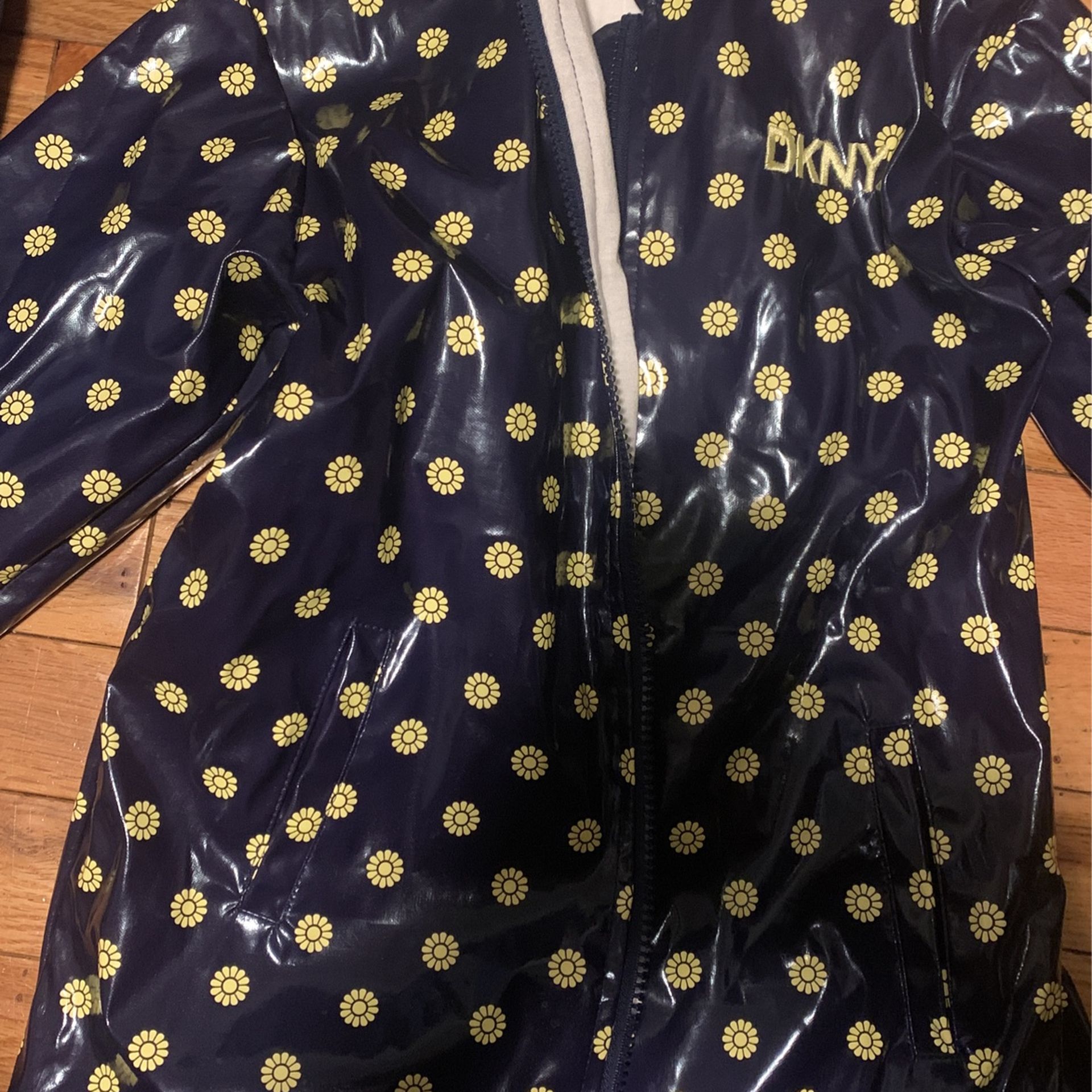 DKNY kids raincoat size 5
