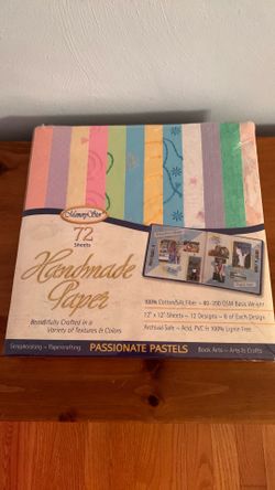 Brand New Handmade Paper for Scrapbooking